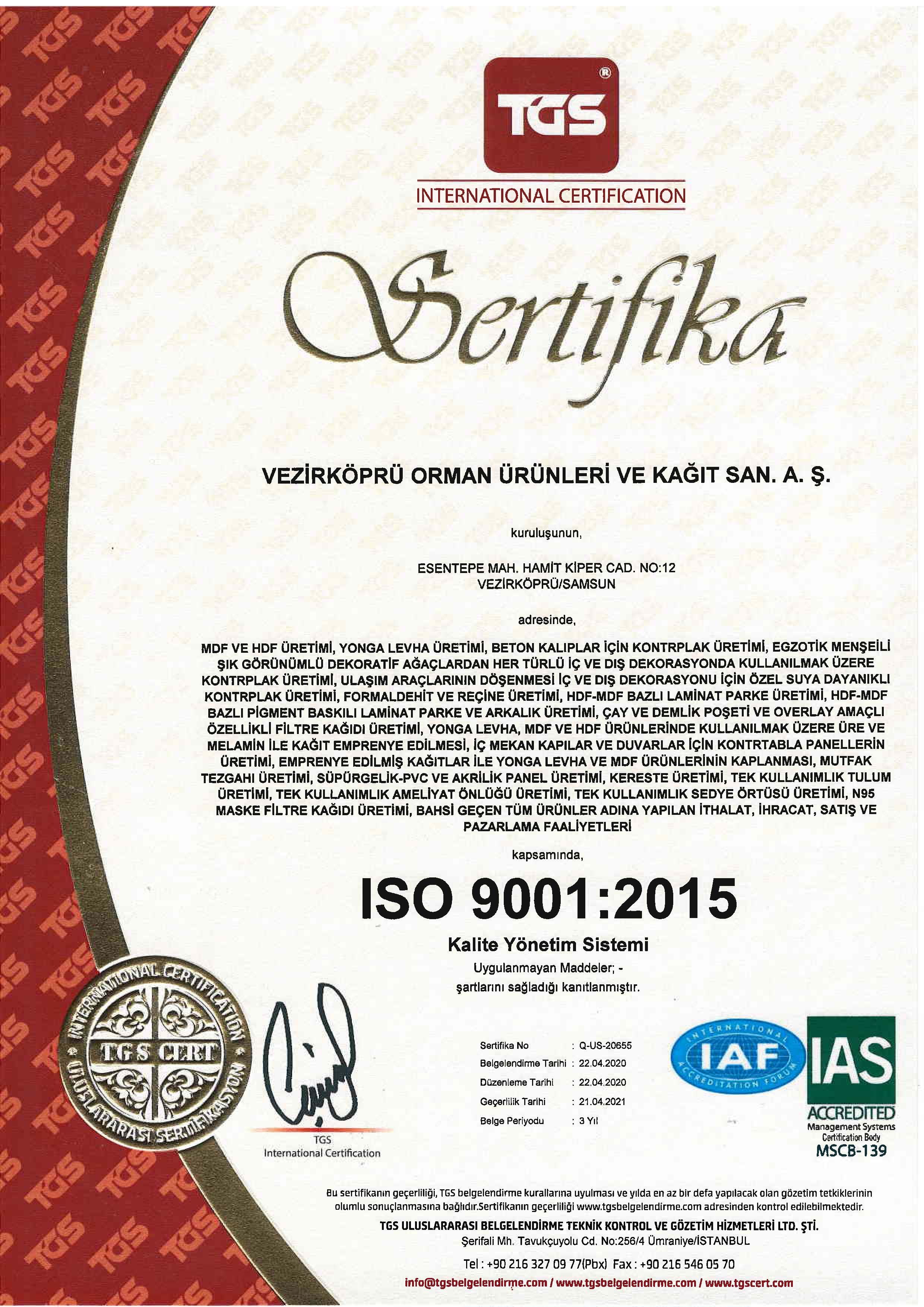 ISO-9001 Peli Laminate Floors