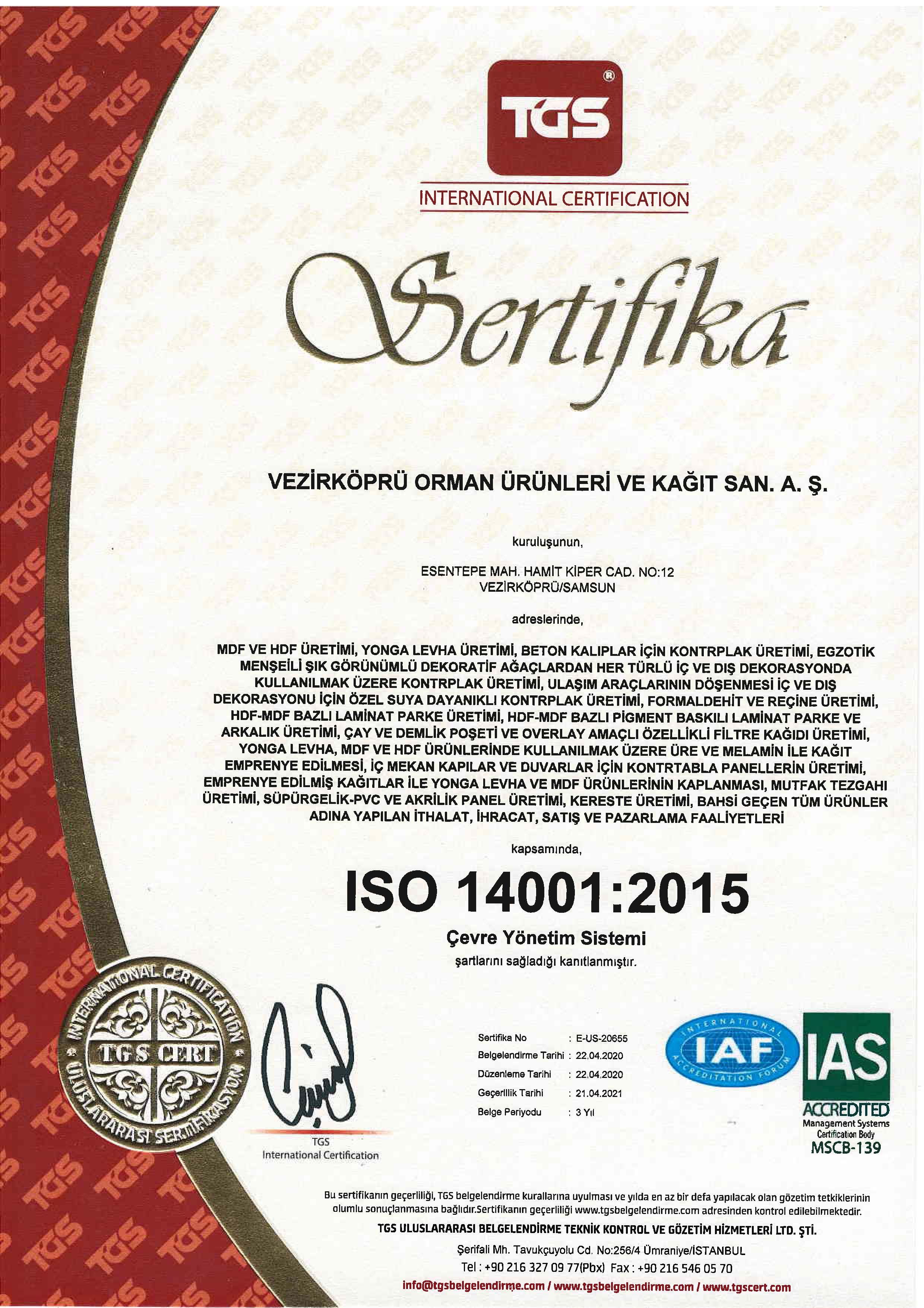ISO-14001 Peli Laminate Floors